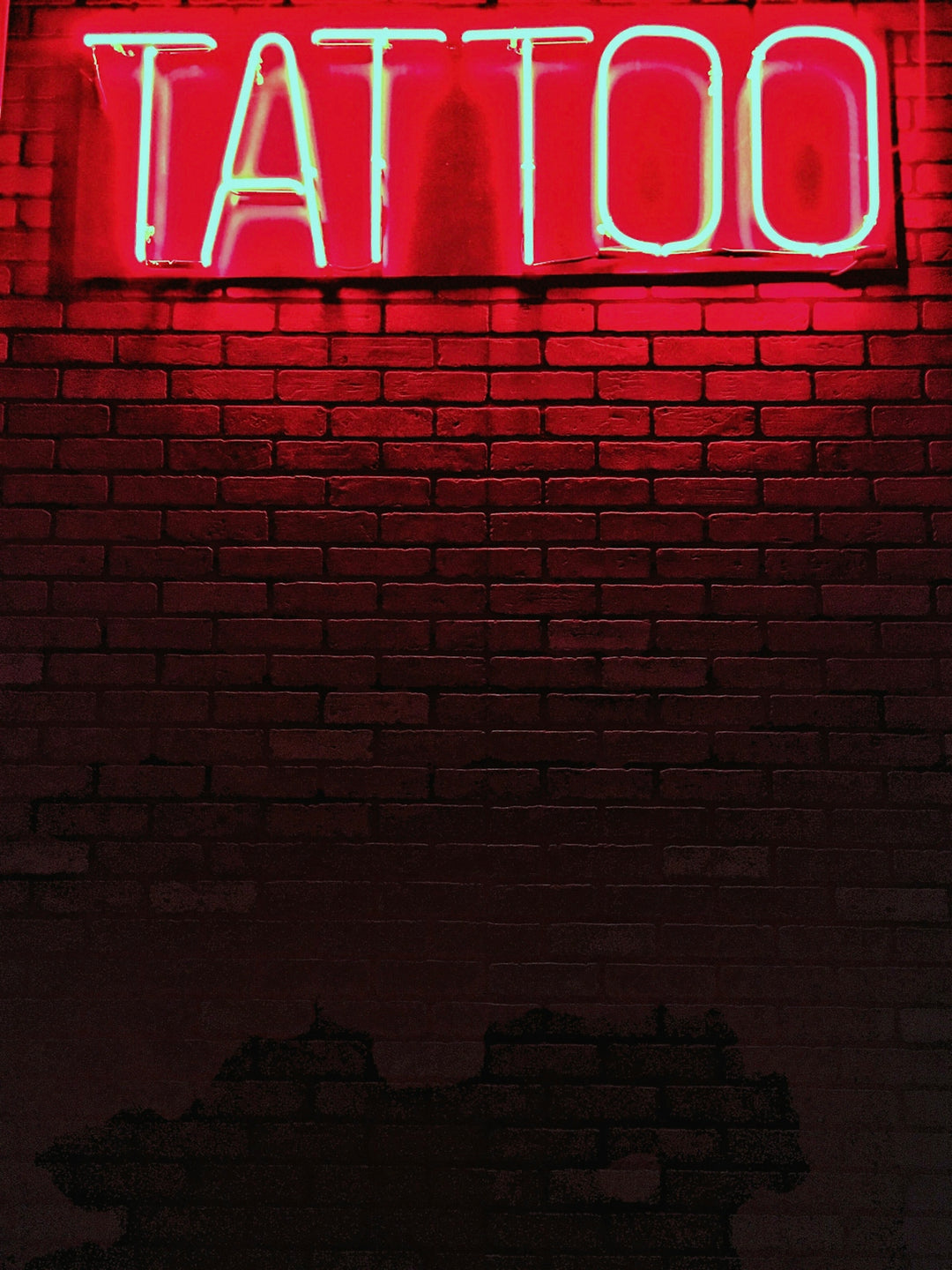 red Tattoo neon light signage