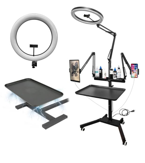 Taidu X2 Multi-Function Workbench with Ring Light and Phone Holder