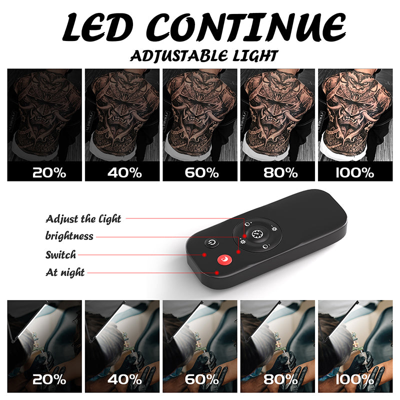 Taidu Tattoo Adjustable Wall-mounted Work Light