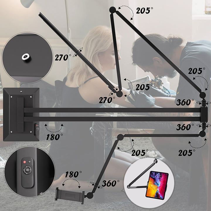 Taidu Tattoo Adjustable Wall-mounted Work Light