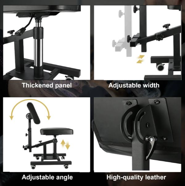 Taidu Multifunctional Tattoo Chair With Adjustable Armrest