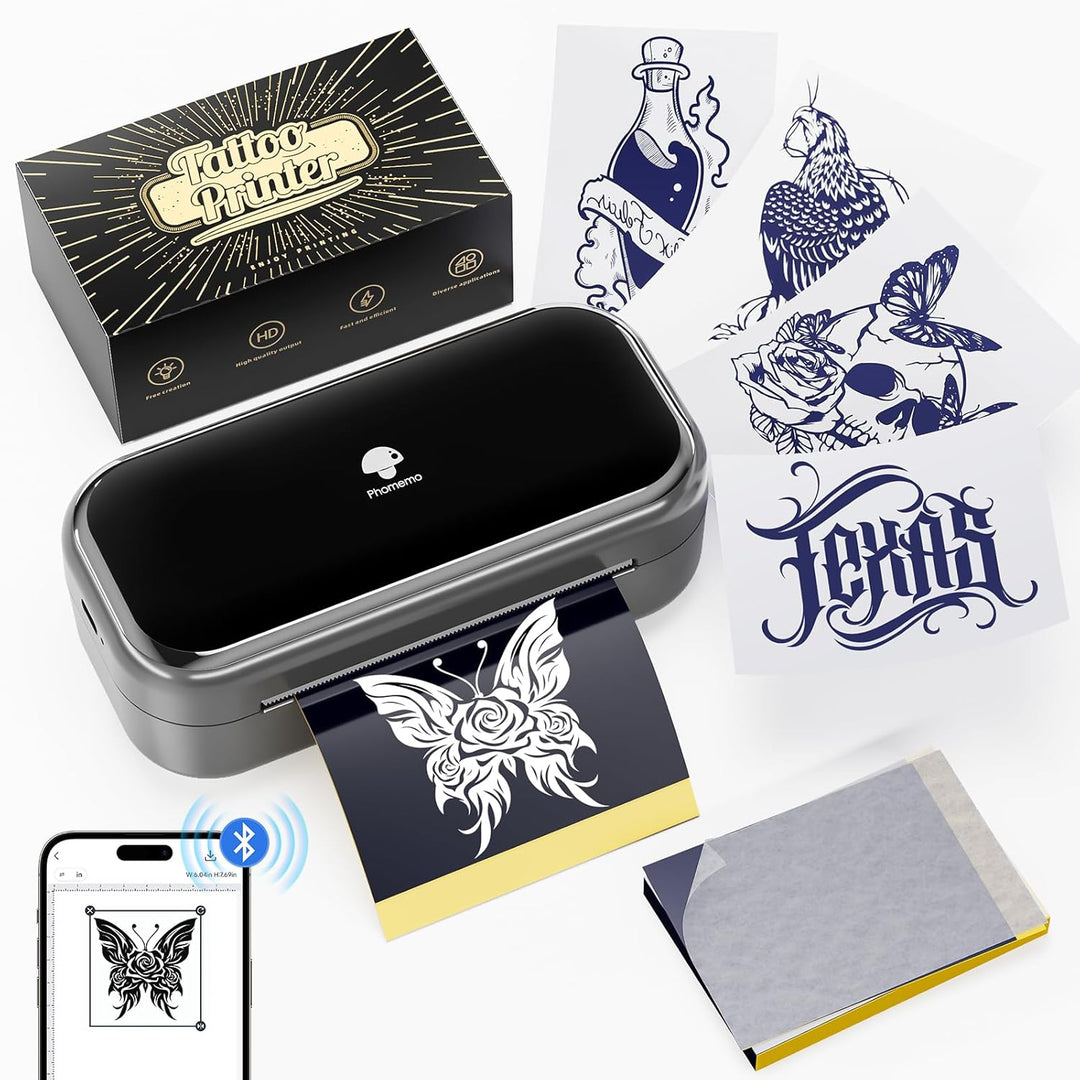 Mini Tattoo Thermal Stencil Printer - Portable Wireless