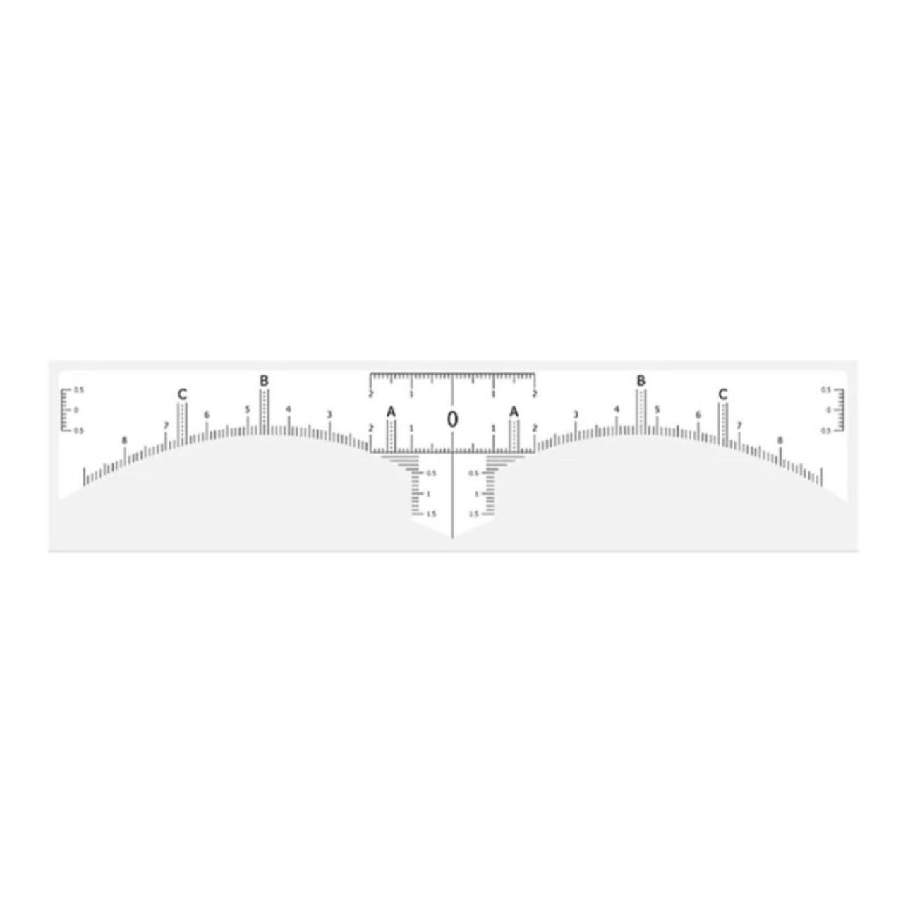 PMU Disposable Brow Ruler Sticker 50-Pack - Eyebrow Shaping – FYT ...