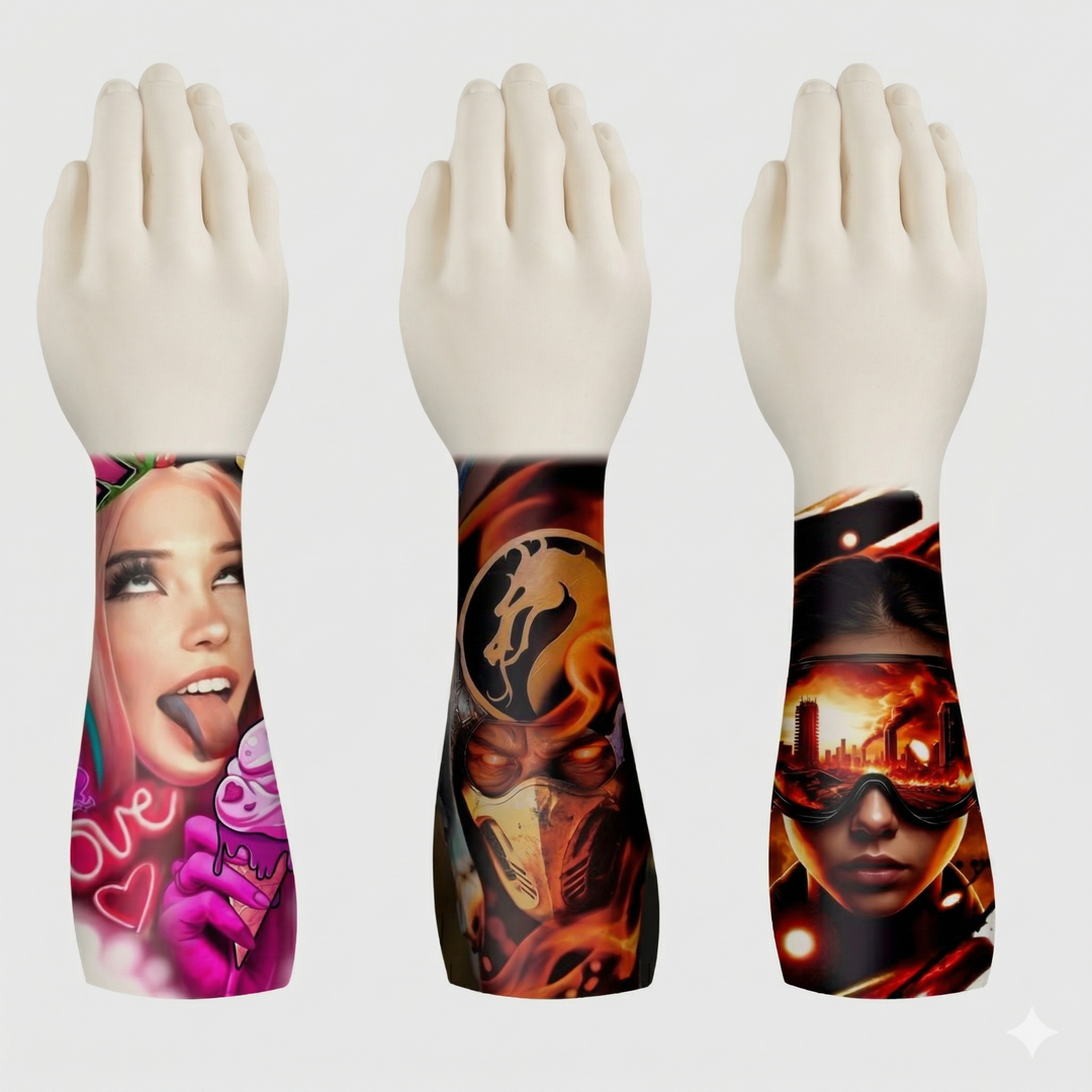 Taidu Silicone Arm Tattoo Short