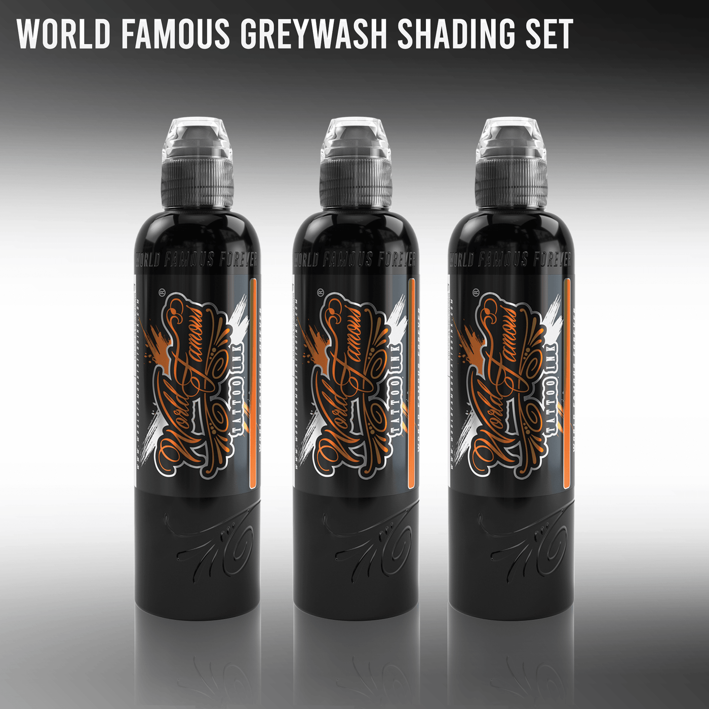 World Famous 3 Bottle Grey Wash Set