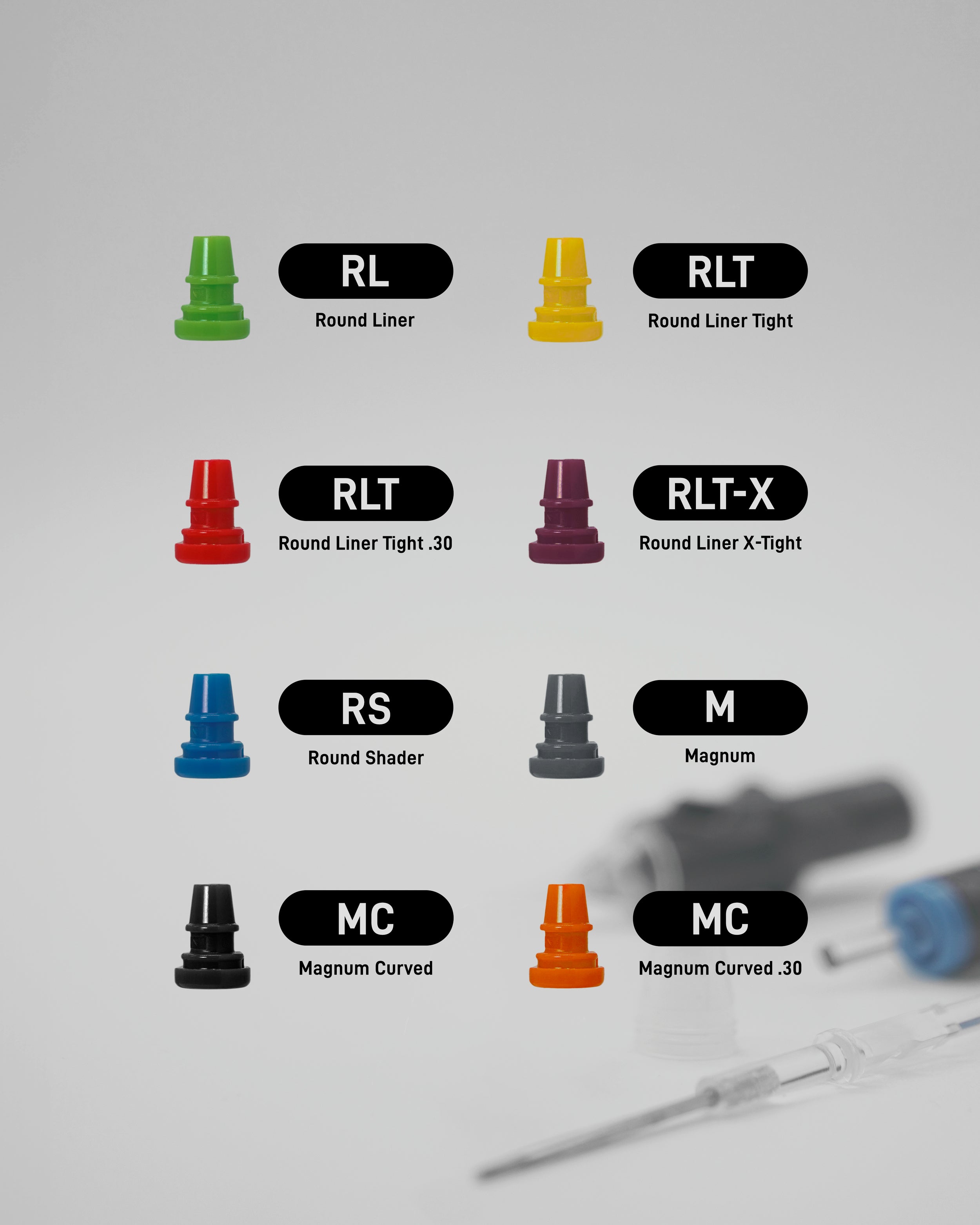 FYT Hardline X-Tight Round Liner Cartridges - Tattoo Needles – FYT