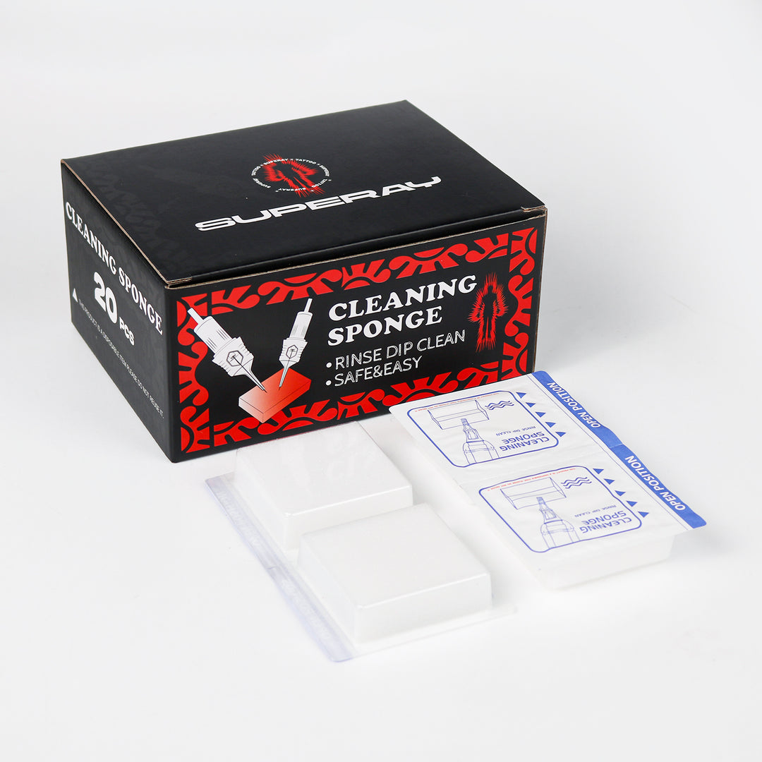 Superay Tattoo Cleaning Sponges - Disposable