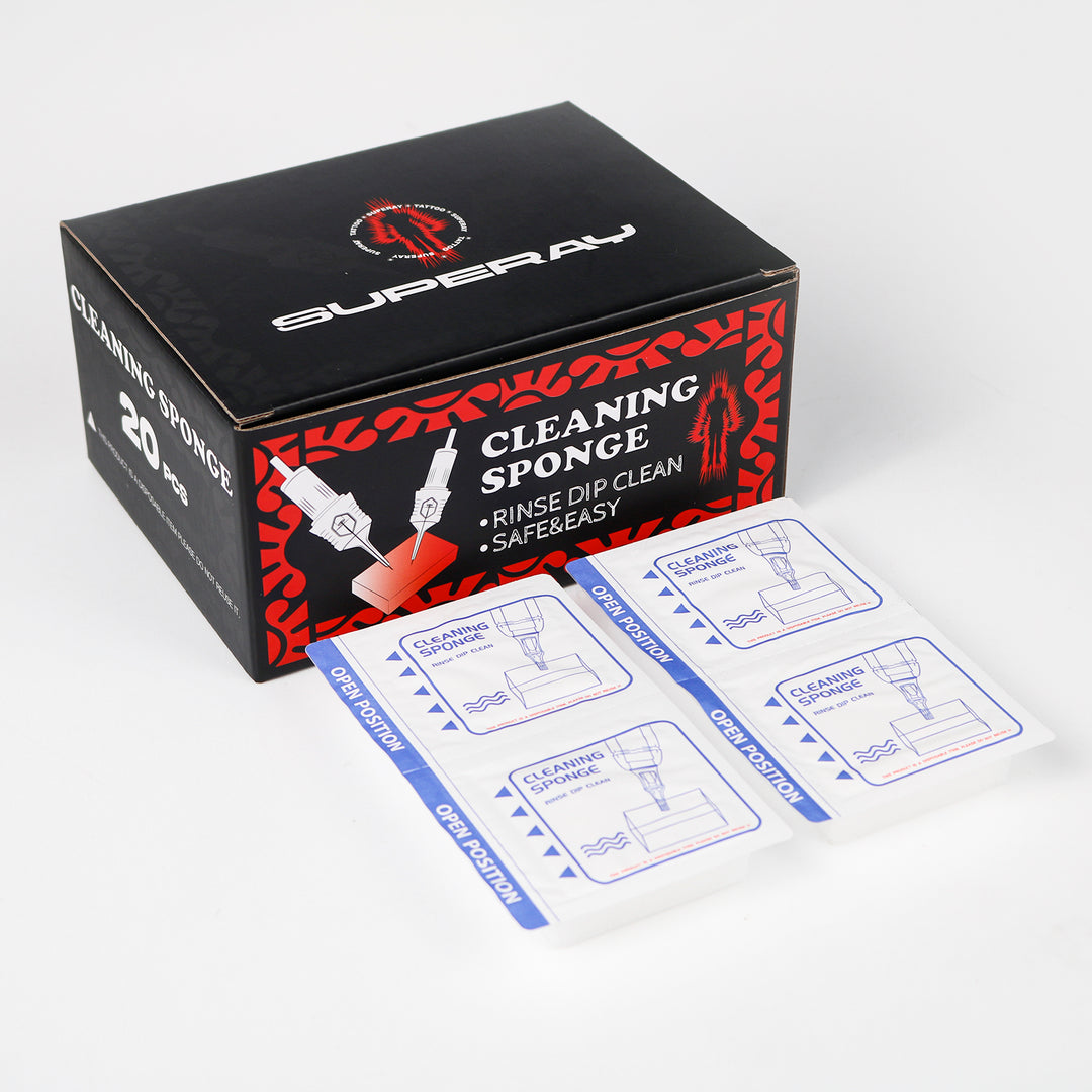 Superay Tattoo Cleaning Sponges - Disposable