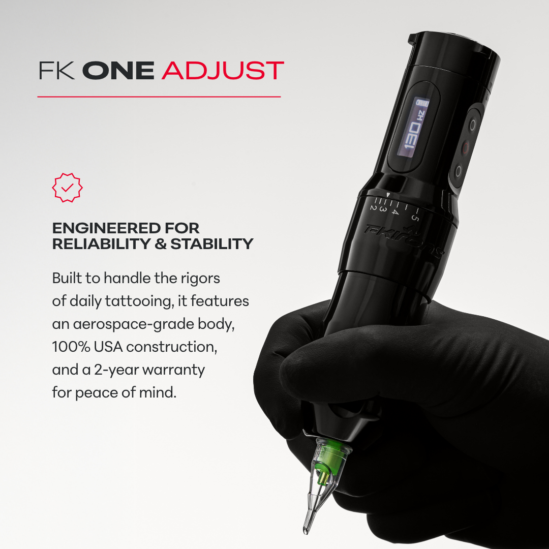 FK Irons One Adjust Wireless Tattoo Machine