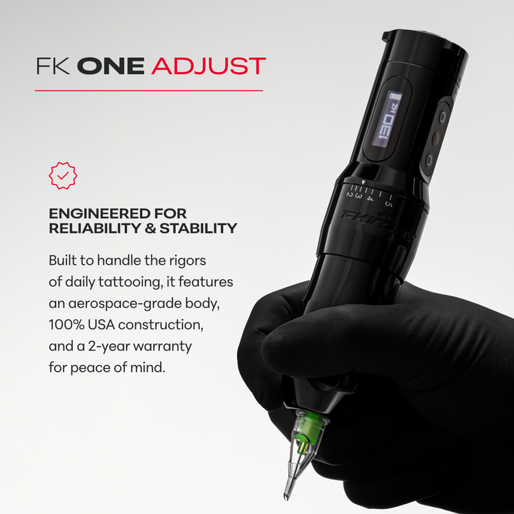 FK Irons One Adjust Wireless Tattoo Machine