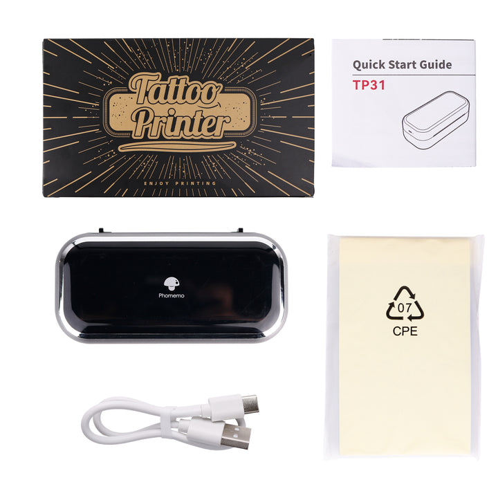 Mini Tattoo Thermal Stencil Printer - Portable Wireless