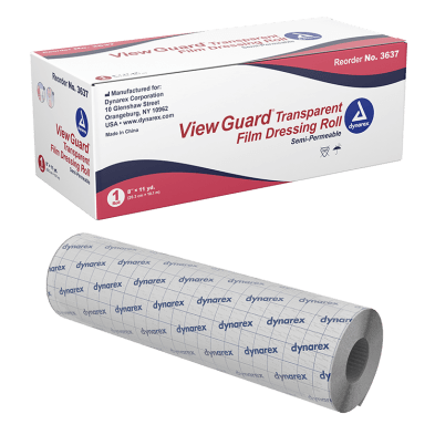 Dynarex - View Guard Transparent Film Dressing Roll - Aftercare - FYT Tattoo Supplies New York