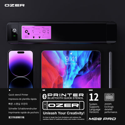 Ozer Quick Stencil Wireless Tattoo Printer