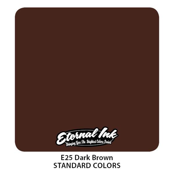 Eternal Ink Dark Brown - Tattoo Ink - FYT Tattoo Supplies New York