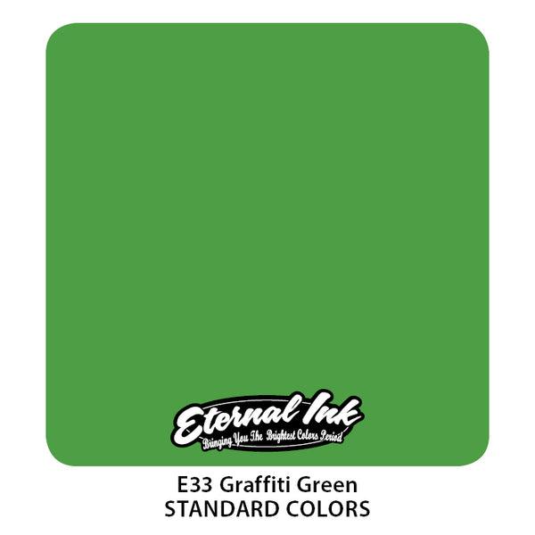 Eternal Ink Graffiti Green - Tattoo Ink - FYT Tattoo Supplies New York