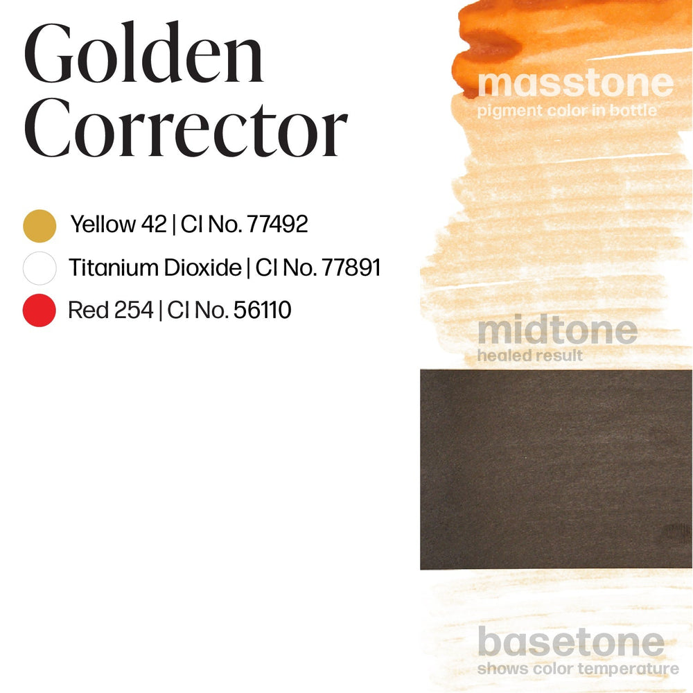 Perma Blend Golden Corrector - PMU Pigments - Mithra Tattoo Supplies Canada