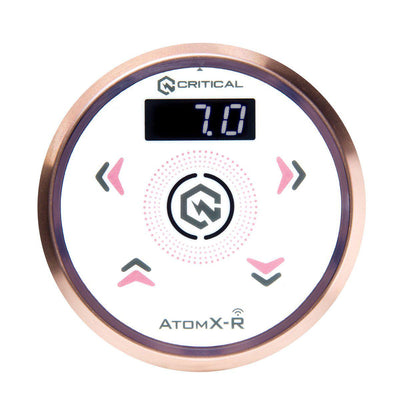 Critical Tattoo - AtomX-R Rose Gold with White Power Supply - Power Supplies & Accessories - FYT Tattoo Supplies Canada