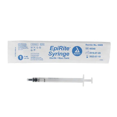 Dynarex EpiRite Syringe - 1cc - Station Prep. & Barriers - FYT Tattoo Supplies Canada