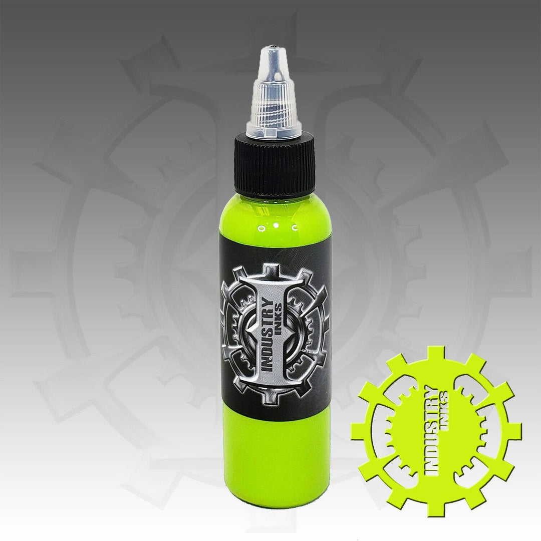 Industry Ink Chartreuse - Tattoo Ink - FYT Tattoo Supplies Canada