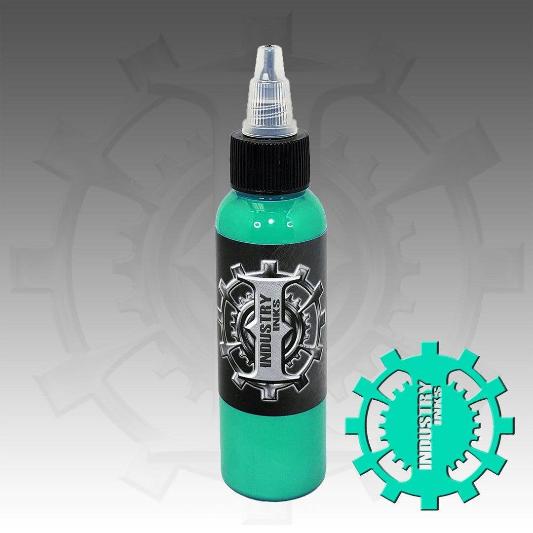 Industry Ink Light Aqua - Tattoo Ink - FYT Tattoo Supplies Canada