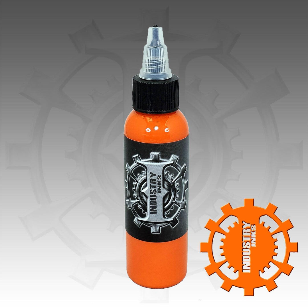 Industry Ink Orange - Tattoo Ink - FYT Tattoo Supplies Canada