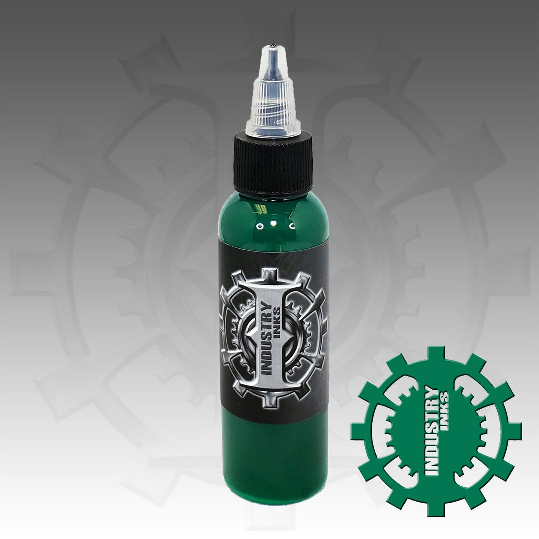 Industry Ink Peacock Green - Tattoo Ink - FYT Tattoo Supplies Canada