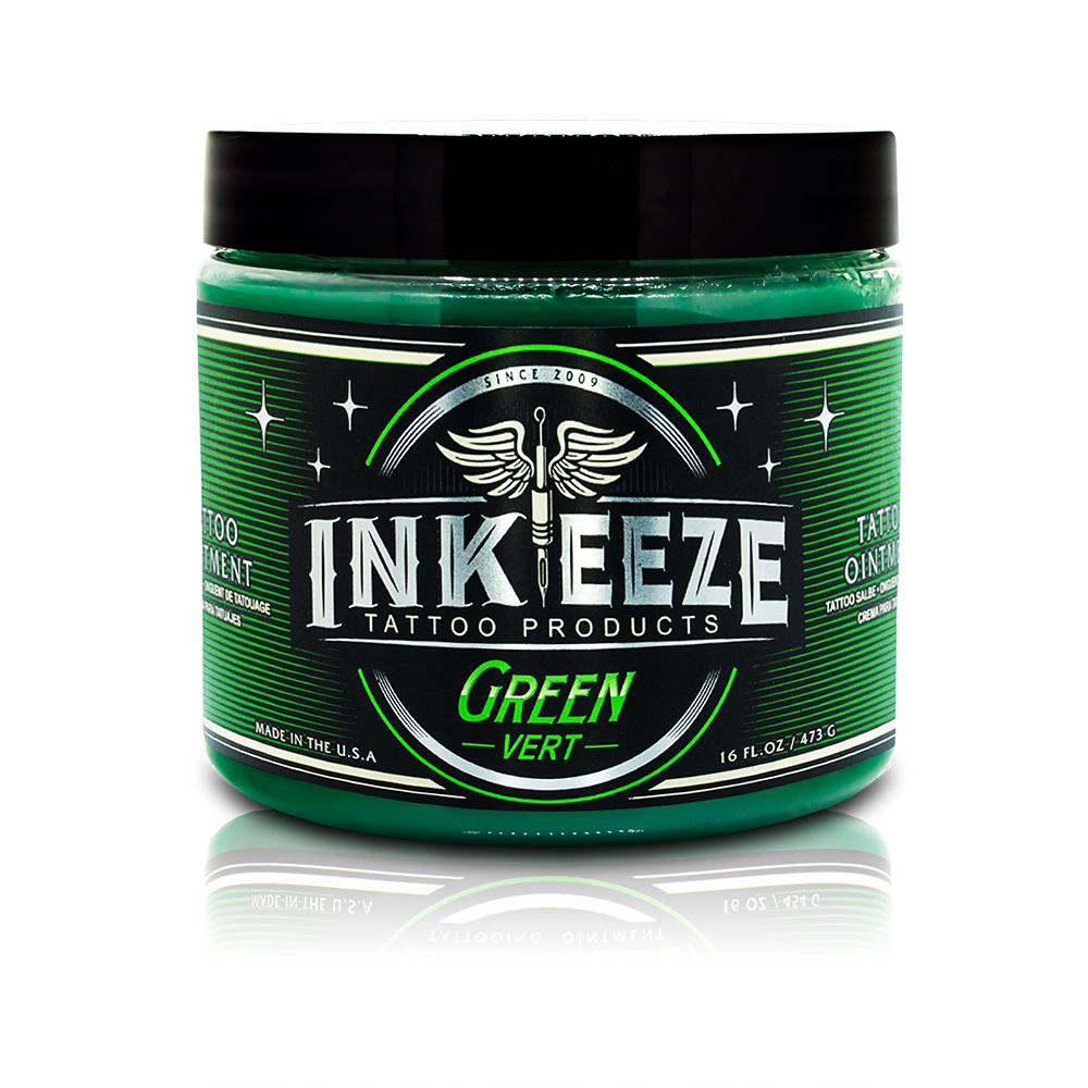 Inkeeze Green Tattoo Ointment - Tattoo Care - FYT Tattoo Supplies Canada