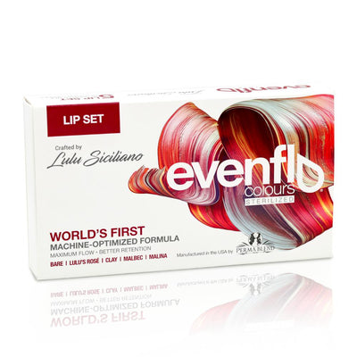 Perma Blend Evenflo Lip Set - PMU Pigments - FYT Tattoo Supplies Canada