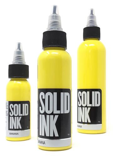 Solid Ink Banana - Tattoo Ink - FYT Tattoo Supplies Canada