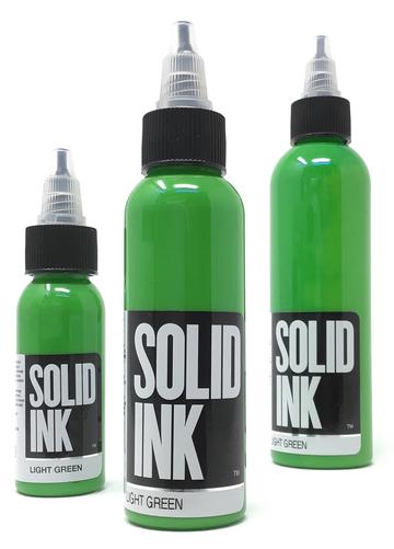 Solid Ink Light Green - Tattoo Ink - FYT Tattoo Supplies Canada