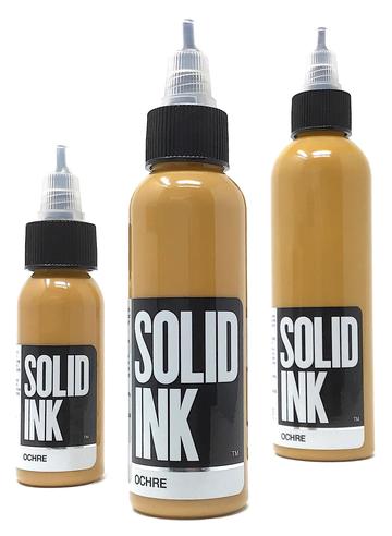 Solid Ink Ochre - Tattoo Ink - FYT Tattoo Supplies Canada