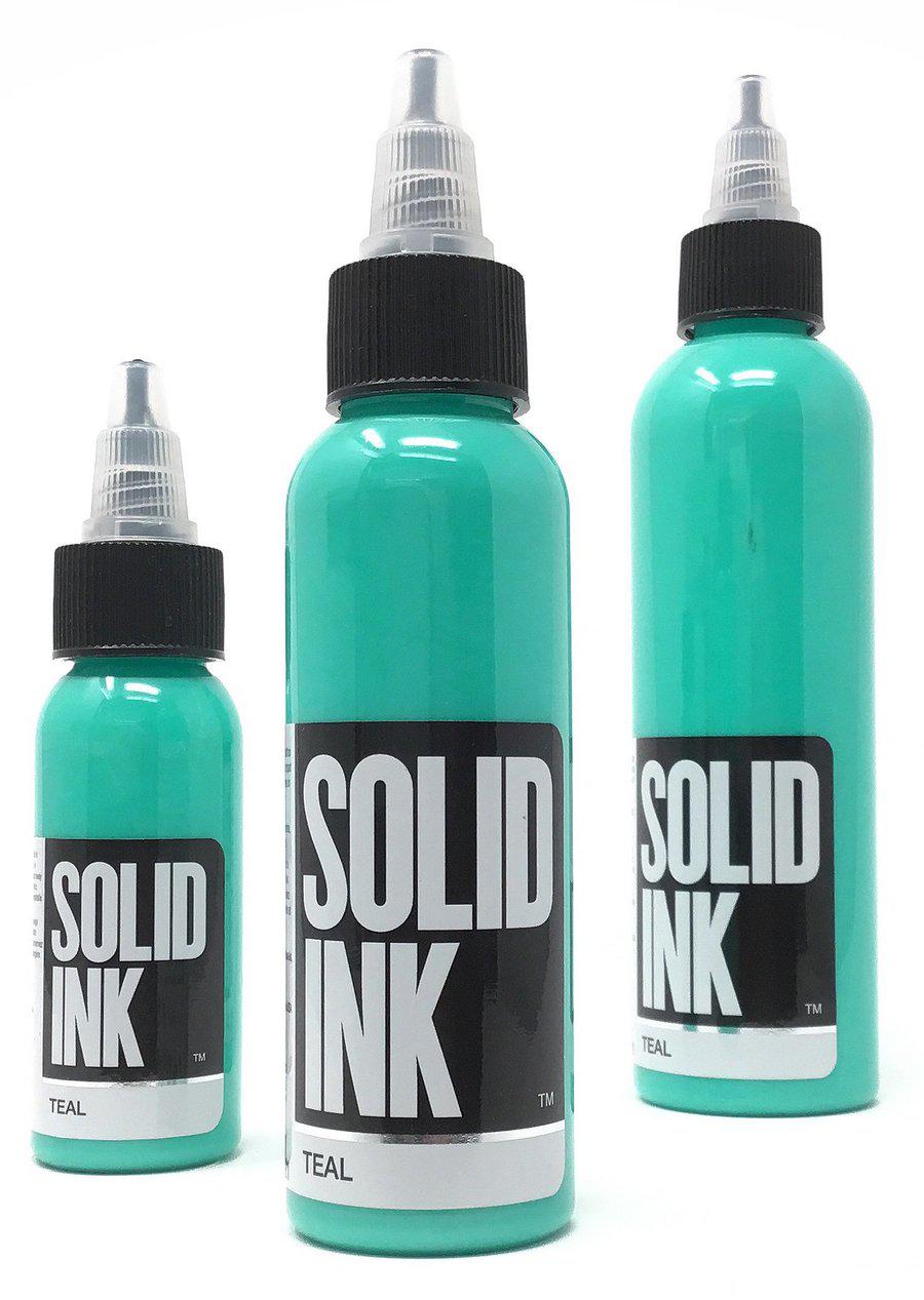 Solid Ink Teal - Tattoo Ink - FYT Tattoo Supplies Canada