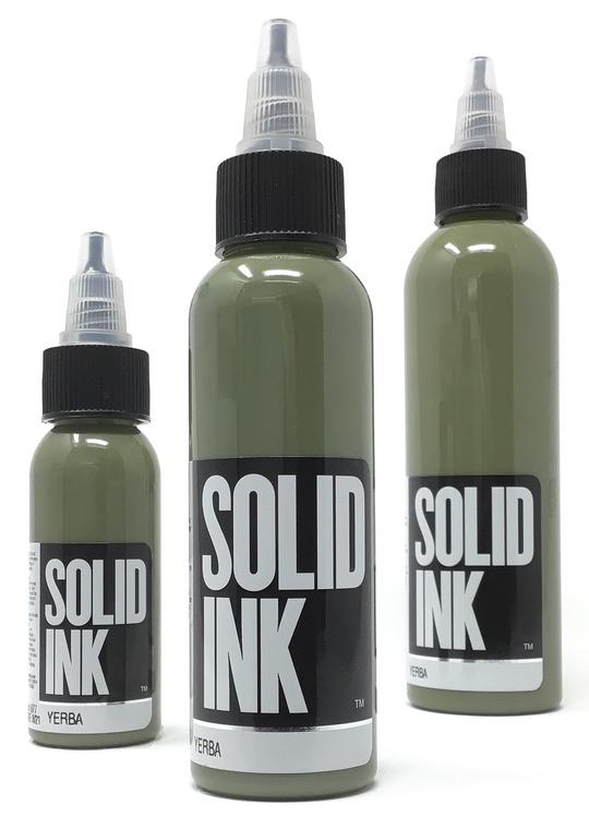 Solid Ink Yerba - Tattoo Ink - FYT Tattoo Supplies Canada